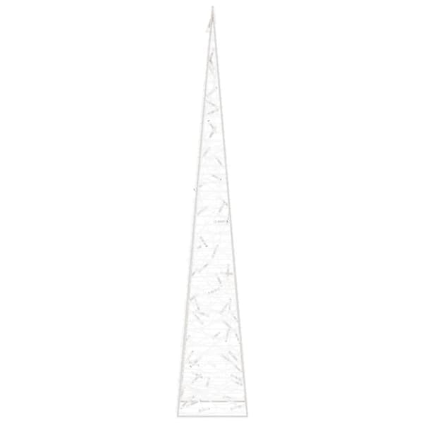 The Living Store Jouluvalokartio 60 LED-valoa lämmin valkoinen 120 cm akryyli -  Jouluvalaistus