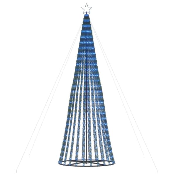 The Living Store Joulukuusi kartio 688 sinistä LED-valoa 300 cm -  Jouluvalaistus