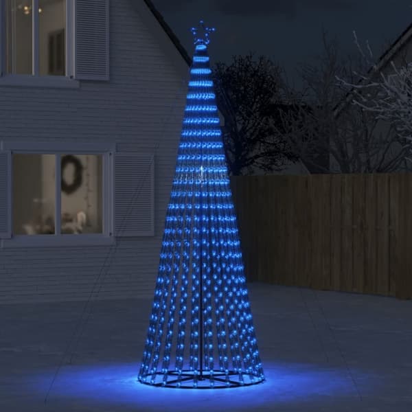 The Living Store Joulukuusi kartio 688 sinistä LED-valoa 300 cm -  Jouluvalaistus