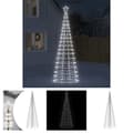 Miniatyrbillede 1 af 11: The Living Store lysende juletræ med spyd 570 LED'er 300 cm koldt hvidt lys -  Julebelysning
