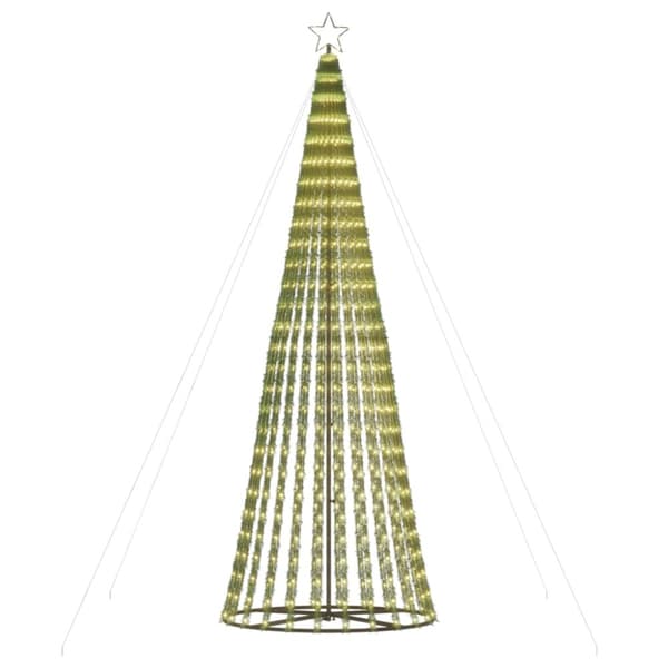 The Living Store Joulukuusi kartio 688 lämpimän valkoista LED-valoa 300 cm -  Jouluvalaistus