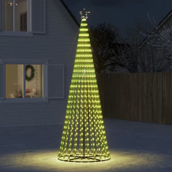 The Living Store Joulukuusi kartio 688 lämpimän valkoista LED-valoa 300 cm -  Jouluvalaistus