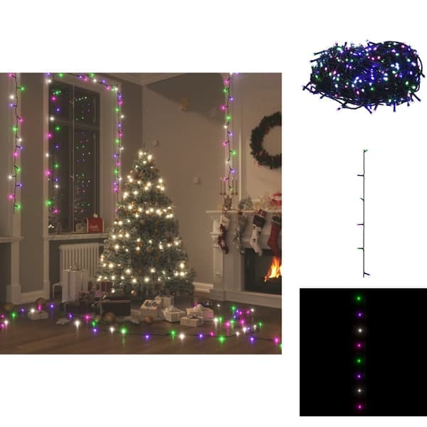 Jouluvalaistus - Living LED-valonauha 1000 LED-valoa monivärinen pastelli 100 m PVC