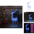 Pikkukuva 1 / 9: Jouluvalaistus - Living XXL Jouluporo akryyli 250 LED-valoa 180 cm sininen