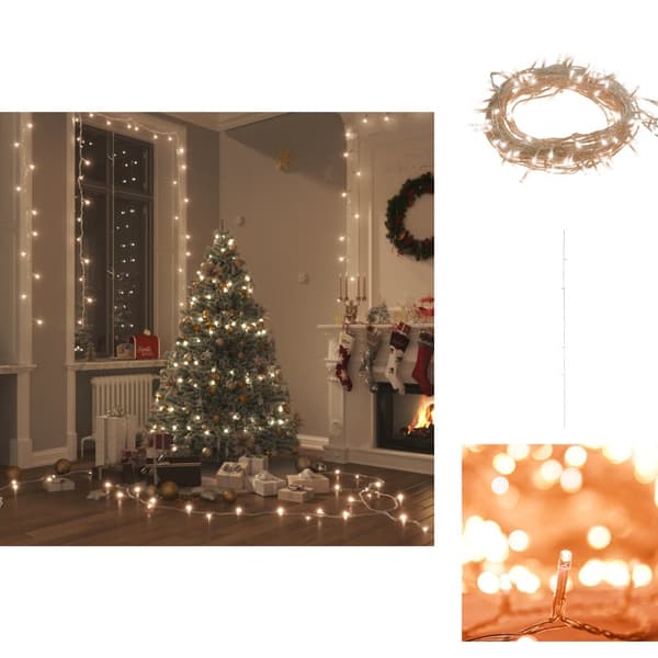 Jouluvalaistus - Living LED-valonauha 150 LED-valoa lämmin valkoinen 15 m PVC
