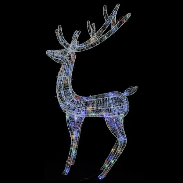 Julbelysning - Living Julren akryl 250 LED 180 cm flerfärgad