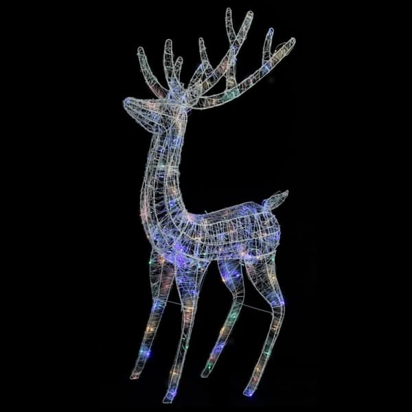 Julbelysning - Living Julren akryl 250 LED 180 cm flerfärgad