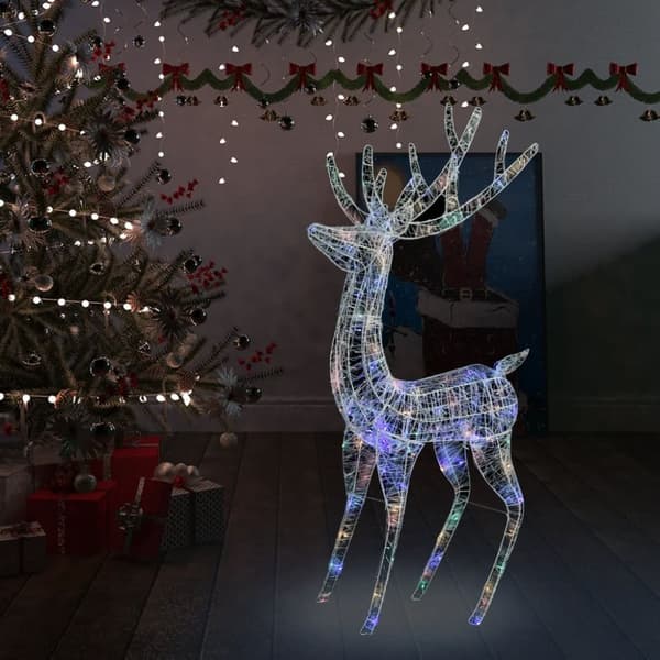 Julbelysning - Living Julren akryl 250 LED 180 cm flerfärgad