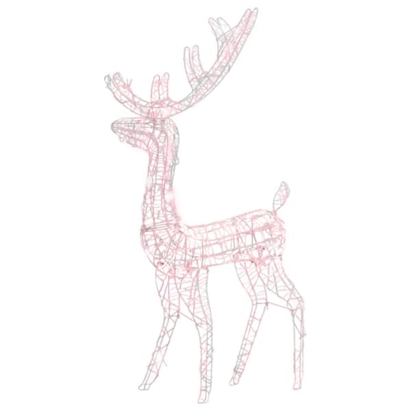 Julbelysning - Living Juldekoration ren akryl 140 LED 120 cm varmvit