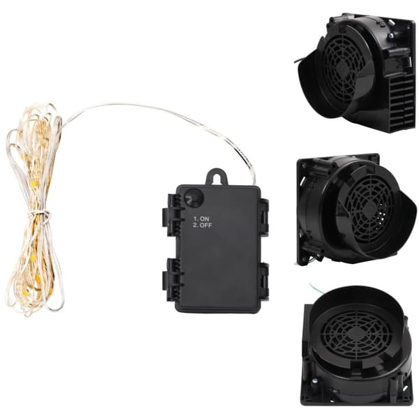 Jouluvalaistus - Living LED-valonauhat 66 LED-valoa ja puhallin 660 cm