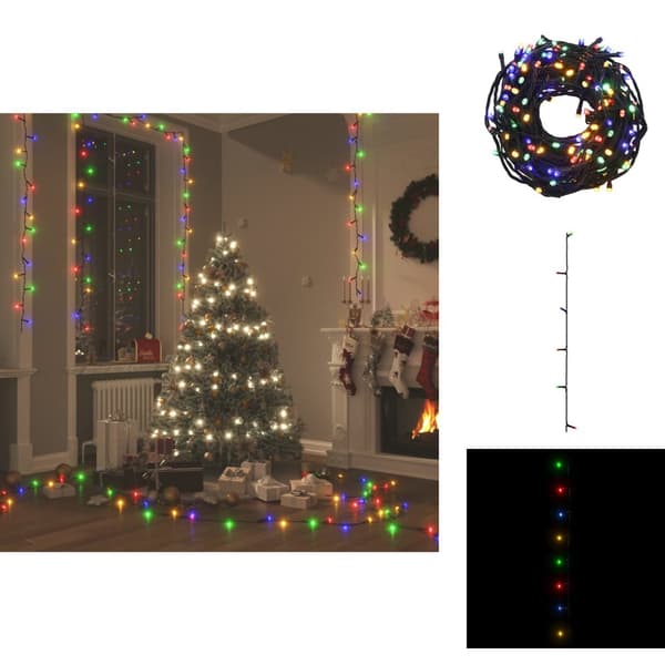 Jouluvalaistus - Living LED-valonauha 300 LED-valoa monivärinen 30 m PVC