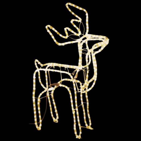 Julbelysning - Living Renfigur 3 st ljusslinga med varmvit 76x42x87 cm