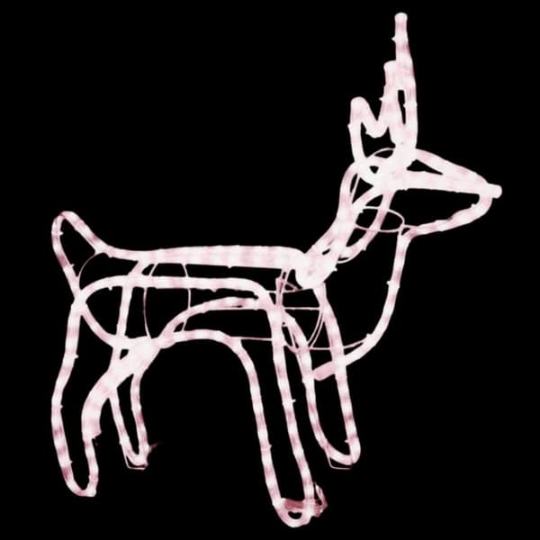 Julbelysning - Living Renfigur ljusslinga varmvit 60x30x60 cm