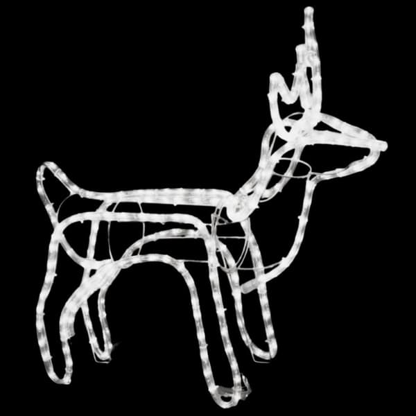 Julbelysning - Living Renfigur ljusslinga varmvit 60x30x60 cm