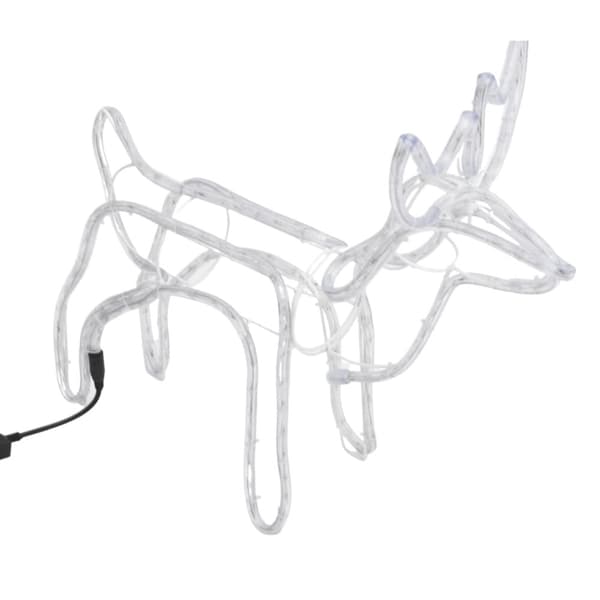 Julbelysning - Living Renfigur ljusslinga varmvit 60x30x60 cm
