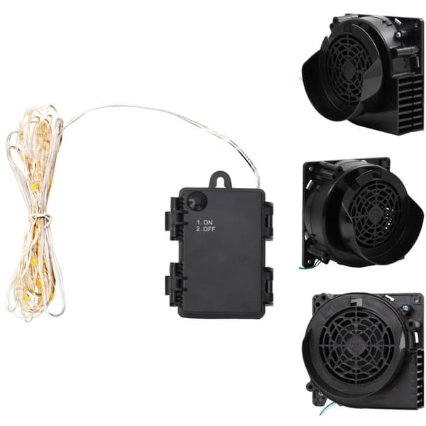 Julbelysning - Living Ljusslinga med 110 LED och fläkt 1100 cm