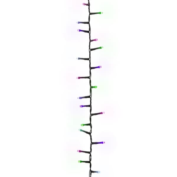 Julbelysning - Living Kompakt ljusslinga med 400 LED flerfärgad pastell 13 m PVC