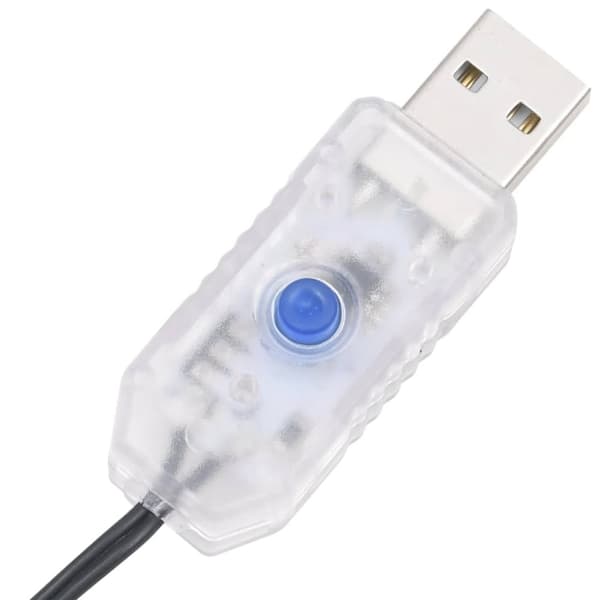 Julbelysning - Living Kompakt ljusslinga med 400 LED flerfärgad pastell 13 m PVC