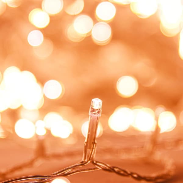 Julebelysning - Living LED-lyskæde med 400 LED'er 40 m PVC varm hvid