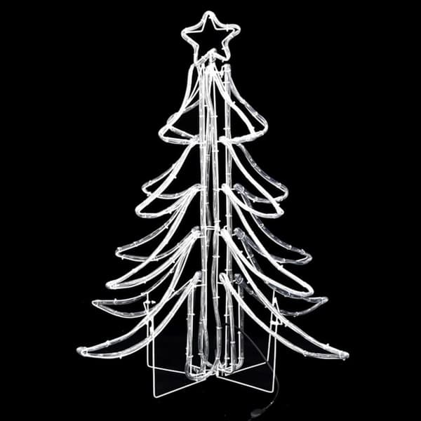 Julbelysning - Living Hopfällbar julgran 3 st ljusslinga med LED varmvit 87x87x93 cm