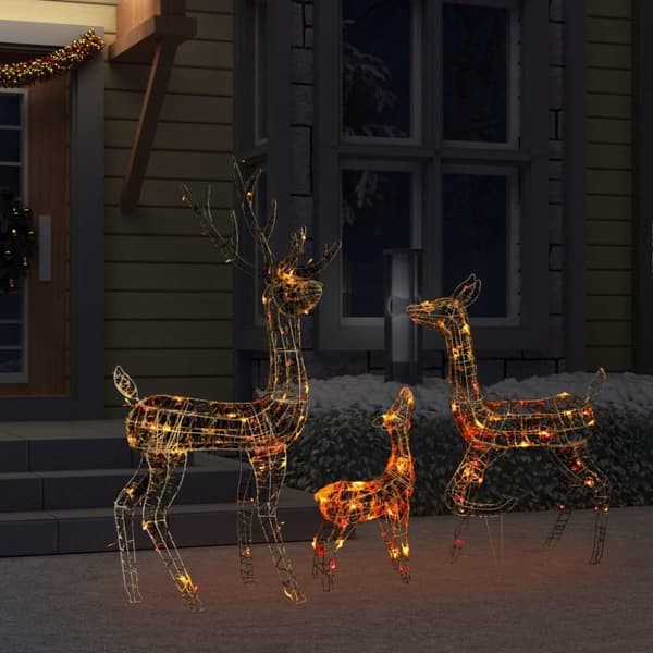 Julbelysning - Living Juldekoration renfamilj akryl 300 LED flerfärgad