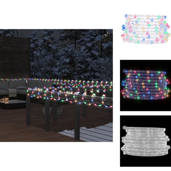 Jouluvalaistus - Living Valokaapeli 120 LED-valoa monivärinen 5 m PVC