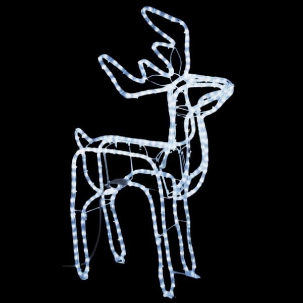 Julbelysning - Living Renfigur ljusslinga med kallvit 76x42x87 cm