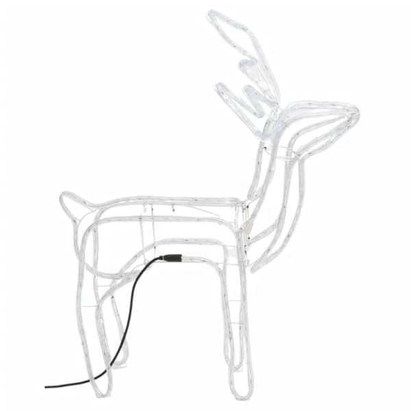 Julbelysning - Living Renfigur ljusslinga med kallvit 76x42x87 cm