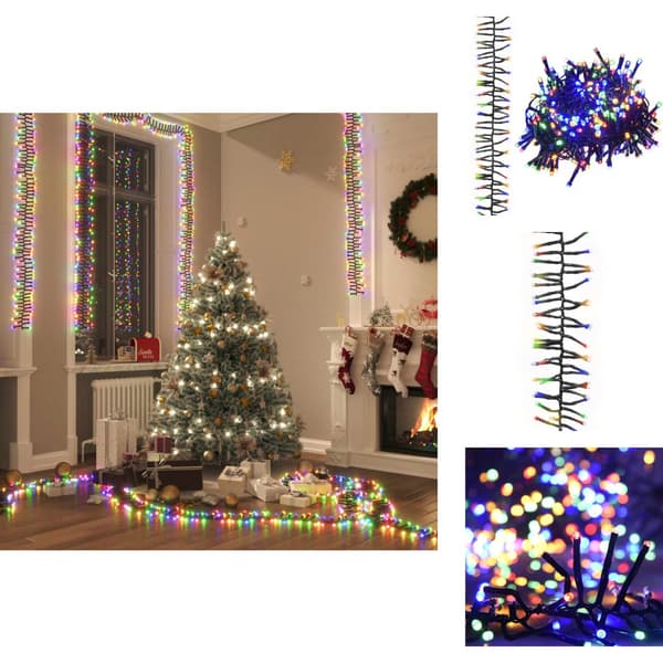 Jouluvalaistus - Living Cluster LED-valonauha 2000 LED-valoa monivärinen 17 m PVC