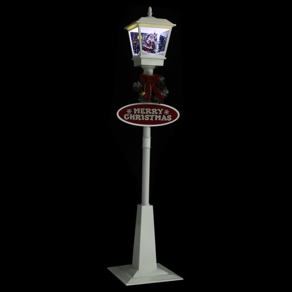Julbelysning - Living Gatlykta med jultomte 180 cm LED