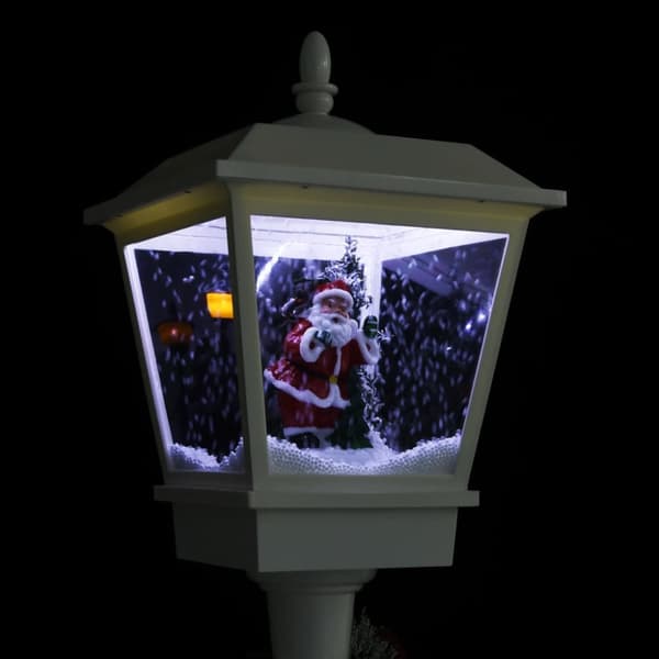 Julbelysning - Living Gatlykta med jultomte 180 cm LED
