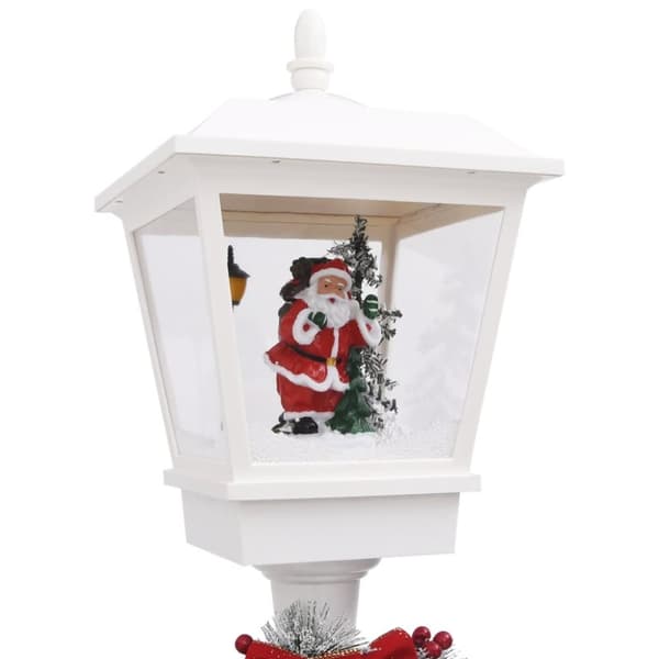 Julbelysning - Living Gatlykta med jultomte 180 cm LED