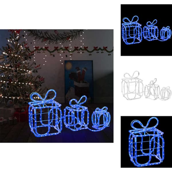 Julbelysning - Living Juldekoration julklappar med 180 LED inomhus/utomhus
