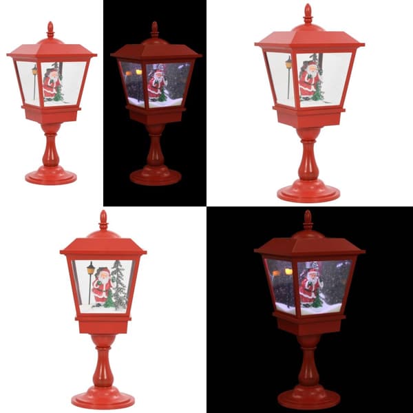 Jouluinen jalustavalaisin joulupukilla 64 cm LED - Jouluinen Jalustavalaisin - Jouluiset Jalustavalaisimet - Home & Living