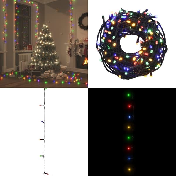 Ljusslinga med 150 LED flerfärgad 15 m PVC - LED-ljusslinga - Ljusslinga - Home & Living