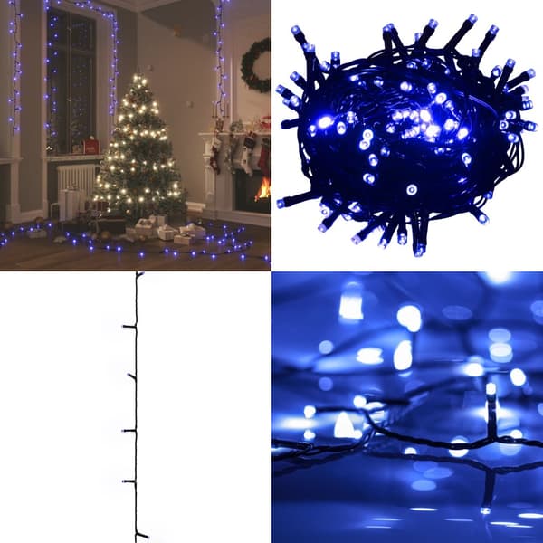 Ljusslinga med 600 LED blå 60 m PVC - LED-ljusslinga - Ljusslinga - Home & Living