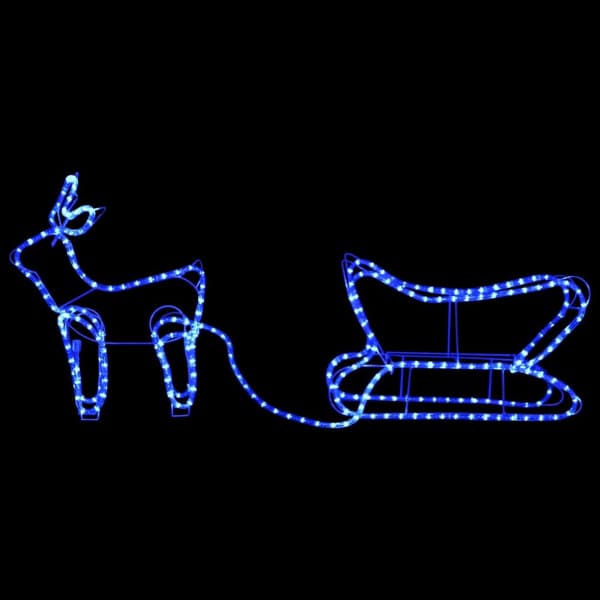 Rensdyr og kane udendørs juledekoration 252 LED'er - Julepynt - Julepynt - Home & Living