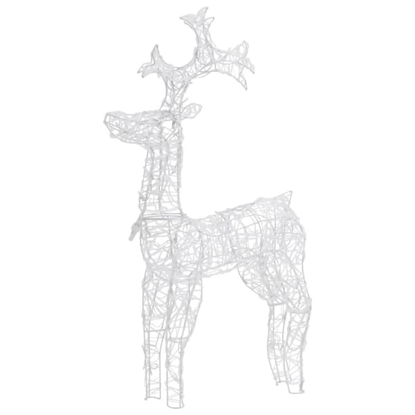 Julerensdyr 2 stk. 60x16x100 cm akryl - Julerensdyr - Rensdyr - Home & Living