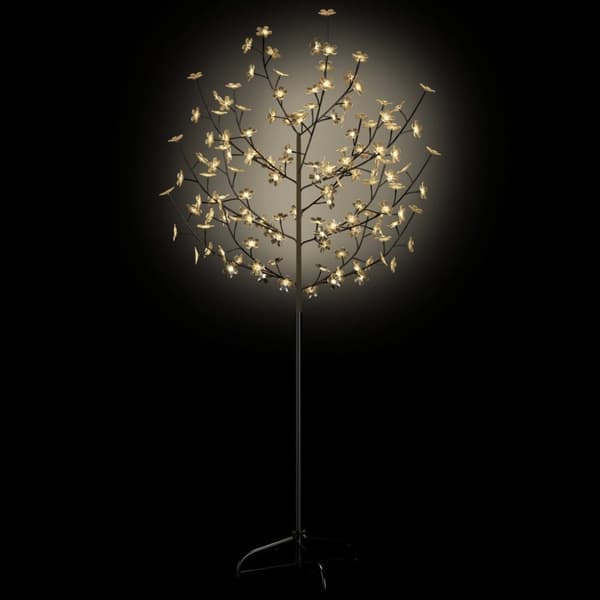 Joulukuusi 120 lämpimän valkoista LED-valoa kirsikankukka 150cm - Joulukuusi - Joulukuuset - Home & Living