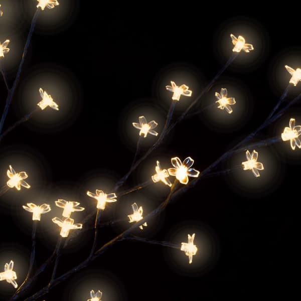 Joulukuusi 120 lämpimän valkoista LED-valoa kirsikankukka 150cm - Joulukuusi - Joulukuuset - Home & Living