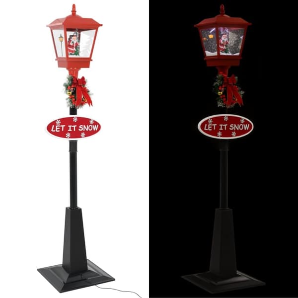 Jouluinen katuvalaisin joulupukilla 180 cm LED - Jouluinen Katuvalaisin - Jouluiset Katuvalaisimet - Home & Living