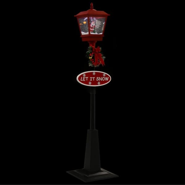 Jouluinen katuvalaisin joulupukilla 180 cm LED - Jouluinen Katuvalaisin - Jouluiset Katuvalaisimet - Home & Living