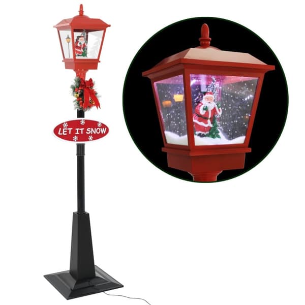 Jouluinen katuvalaisin joulupukilla 180 cm LED - Jouluinen Katuvalaisin - Jouluiset Katuvalaisimet - Home & Living