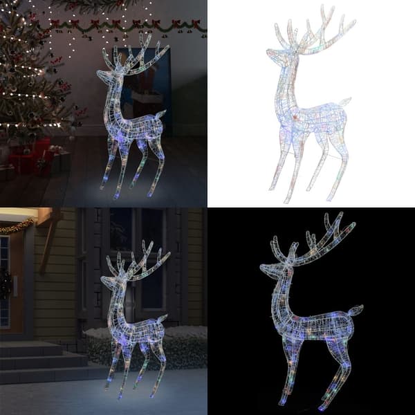 Julren akryl 250 LED 180 cm flerfärgad - Juldekoration - Rendekoration - Home & Living