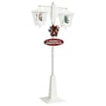 Miniatyrbillede 3 af 11: Julegadelampe med julemand 81x40x188 cm PVC hvid og rød - Julegadelampe - Julegadelamper - Home & Living
