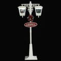 Miniatyrbillede 5 af 11: Julegadelampe med julemand 81x40x188 cm PVC hvid og rød - Julegadelampe - Julegadelamper - Home & Living