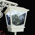 Miniatyrbillede 9 af 11: Julegadelampe med julemand 81x40x188 cm PVC hvid og rød - Julegadelampe - Julegadelamper - Home & Living
