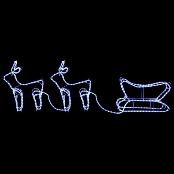 Rensdyr og kane udendørs juledekoration 576 LED'er - Julepynt - Julepynt - Home & Living