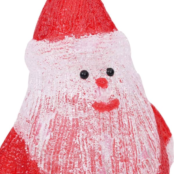 Julemand med LED-lys 28 cm indendørs/udendørs akryl - Julefigur - Julefigurer - Home & Living