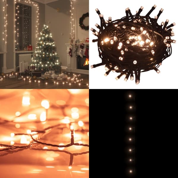 Ljusslinga med 150 LED varmvit 15 m PVC - Ljusslinga - Ljusslingor - Home & Living